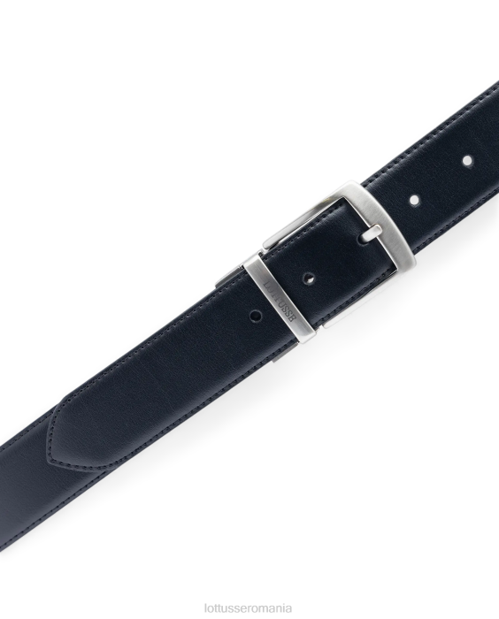 Lottusse bărbați cinturones anilin vitel reversibil TJT6198 accesorii negru