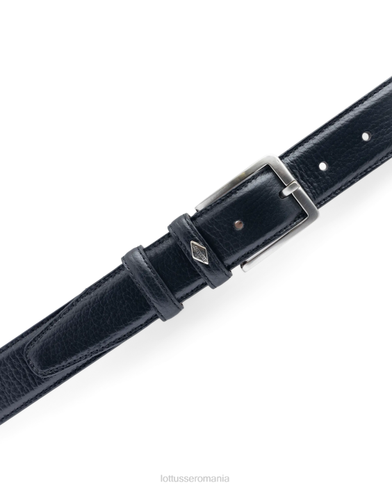 Lottusse bărbați cinturones boabe vitel catarama TJT634 accesorii negru