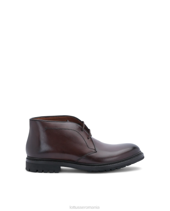 Lottusse bărbați botine walton crust anilin vițel TJT6130 încălţăminte moca