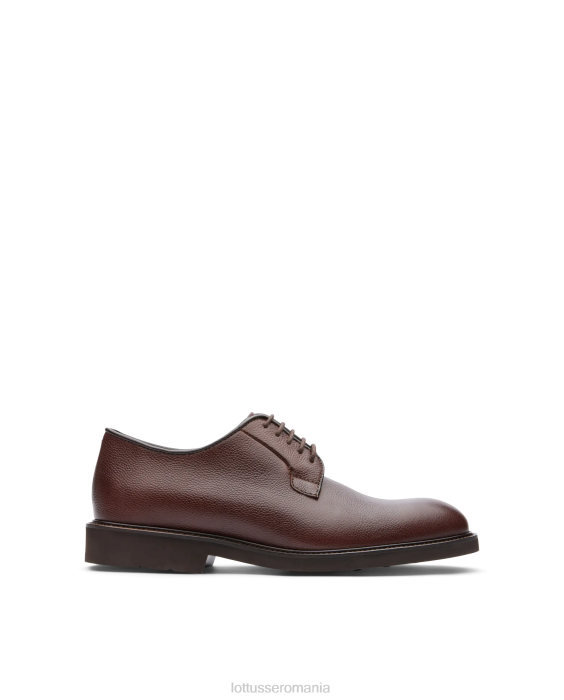 Lottusse bărbați Baltimore embossy grain derby de vițel TJT6151 încălţăminte moca