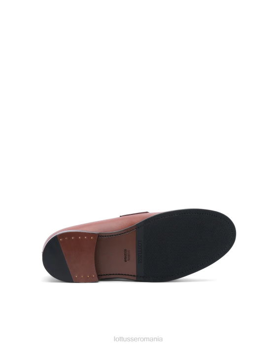 Lottusse bărbați kingstown crust anilin vițel mocasini TJT644 încălţăminte maro