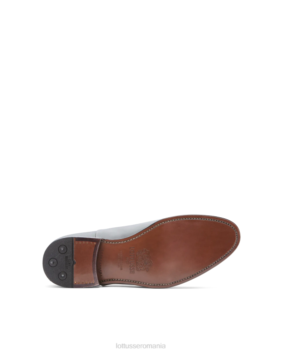 Lottusse bărbați crust premium anilin vițel oxford TJT61 încălţăminte negru