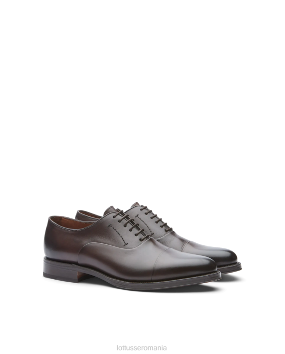 Lottusse bărbați crust premium anilin vițel oxford TJT62 încălţăminte moca