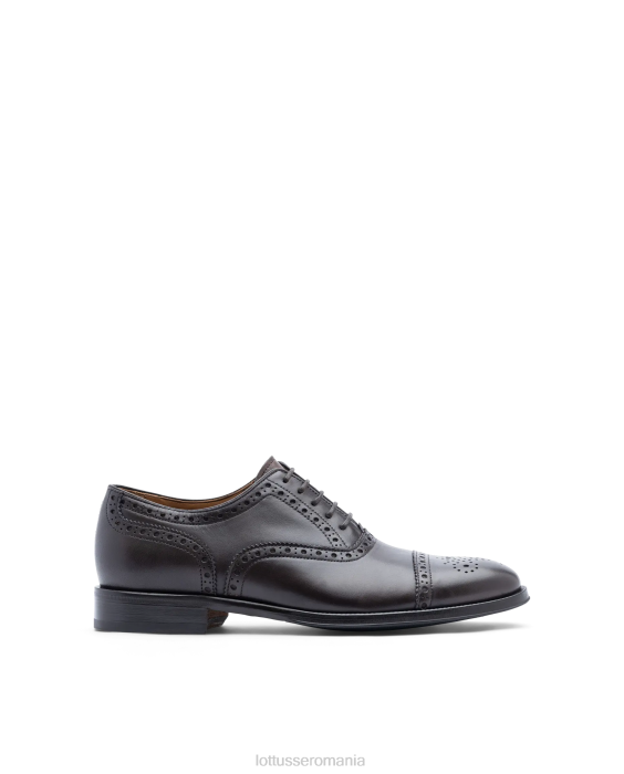 Lottusse bărbați lenox peria vițel oxford TJT611 încălţăminte moca