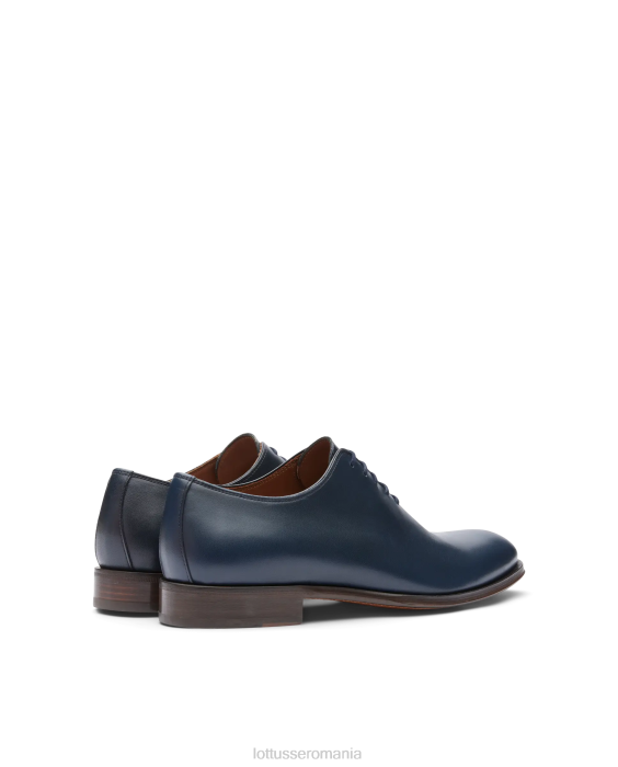 Lottusse bărbați lenox peria vițel oxford TJT614 încălţăminte albastru marin