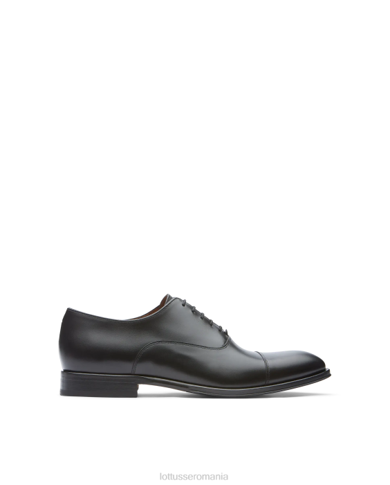 Lottusse bărbați lenox peria vițel oxford TJT68 încălţăminte negru