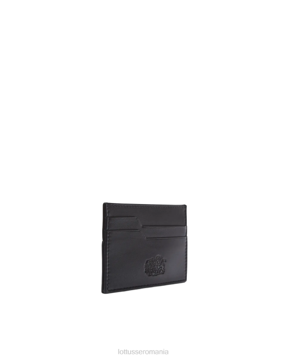 Lottusse Colectie portofel lux pentru vițel TJT6455 accesorii negru