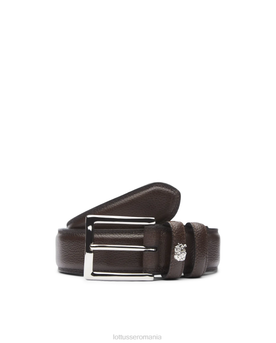 Lottusse Colectie cataramă de vițel din cereale cinturon TJT6449 accesorii moca