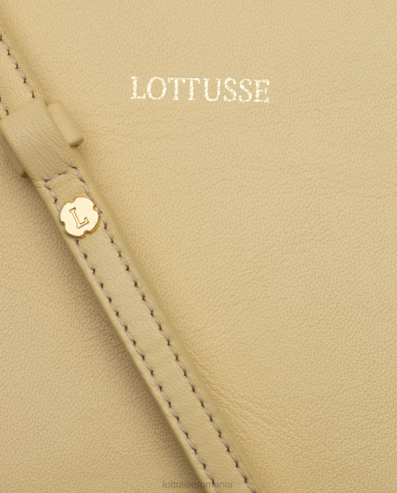 Lottusse femei geantă serena lamb soft top cu mâner TJT6334 accesorii galbenă
