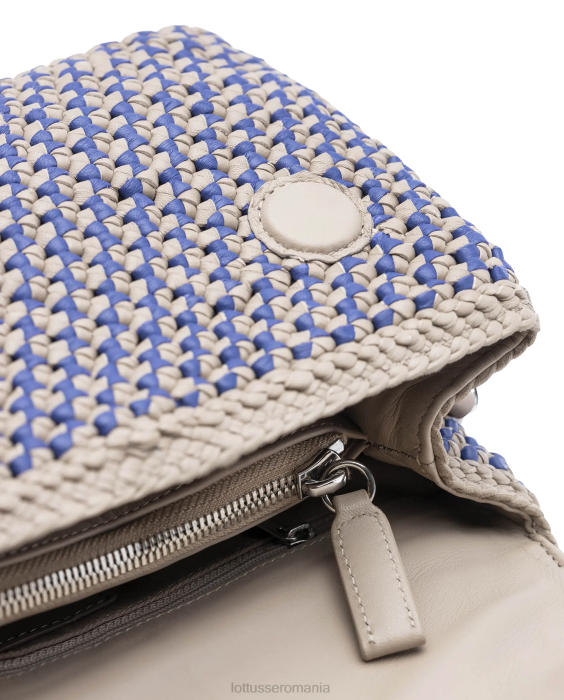 Lottusse femei noodbag geantă cu mâner moale de miel merinos TJT6357 accesorii multicolor