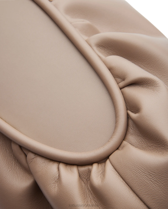 Lottusse femei geantă de umăr moale serena merino miel TJT6330 accesorii taupe