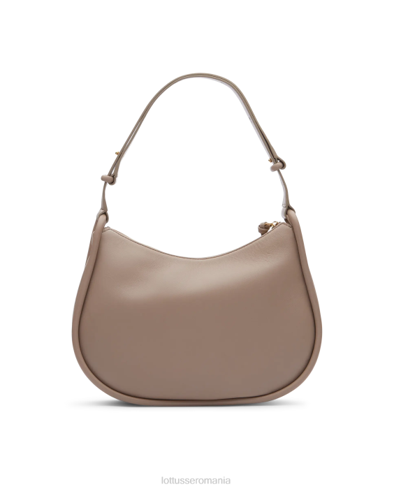 Lottusse femei geantă de umăr moale serena merino miel TJT6331 accesorii taupe