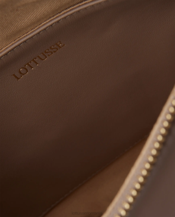 Lottusse femei geantă de umăr moale serena merino miel TJT6331 accesorii taupe