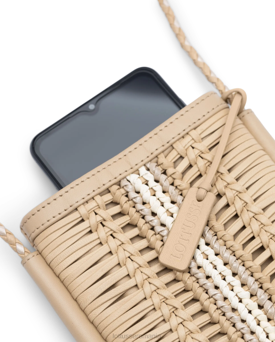 Lottusse femei editează carcasă de capră împletită TJT6365 accesorii multicolor