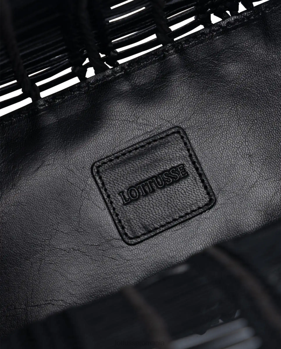 Lottusse femei editează cumpărător de capră împletită TJT6363 accesorii negru