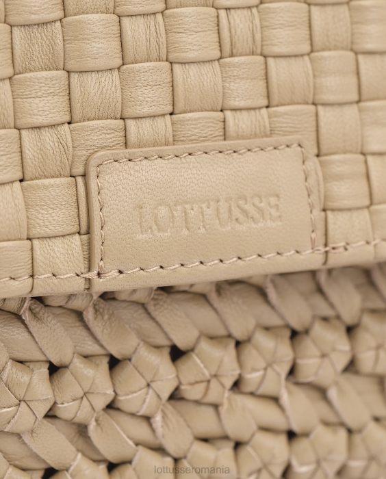 Lottusse femei noodbag lamb crossbody noodbag TJT6387 accesorii maro