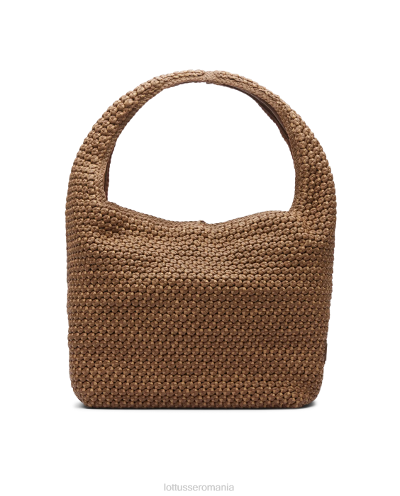 Lottusse femei noodbag merino miel hobo moale TJT6359 accesorii maro