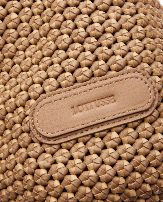 Lottusse femei noodbag merino miel hobo moale TJT6359 accesorii maro