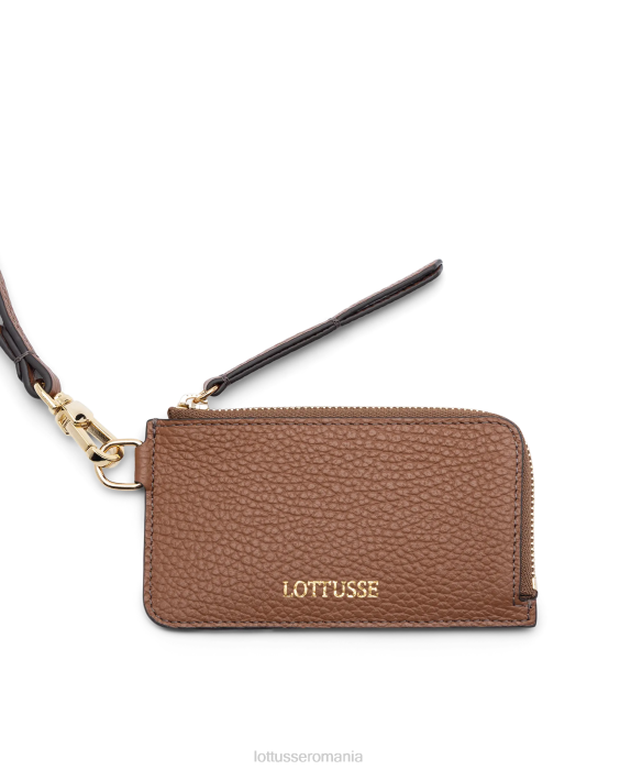 Lottusse femei portofel de vițel cu cereale talaia TJT6371 accesorii maro