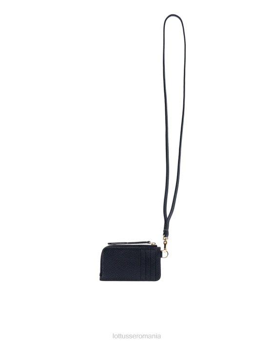 Lottusse femei portofel de vițel cu cereale talaia TJT6373 accesorii negru