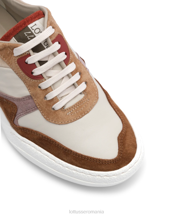 Lottusse femei adidași din piele de căprioară cu trotter TJT6419 încălţăminte multicolor