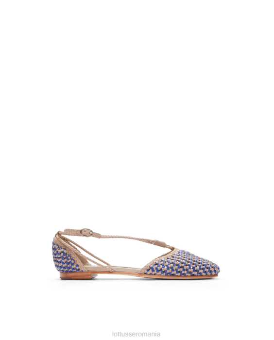 Lottusse femei balerini din piele de plasă de miel delice TJT6289 încălţăminte multicolor