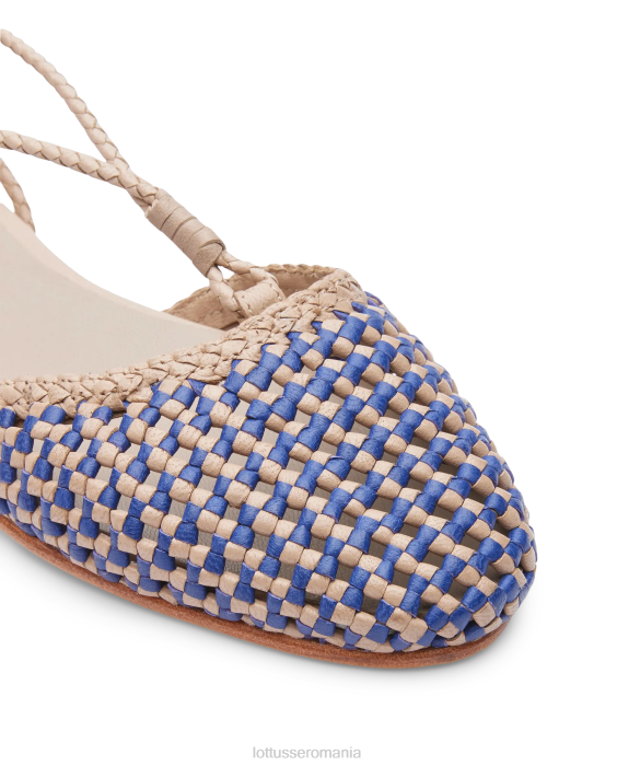 Lottusse femei balerini din piele de plasă de miel delice TJT6289 încălţăminte multicolor
