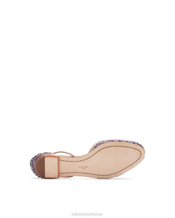 Lottusse femei balerini din piele de plasă de miel delice TJT6289 încălţăminte multicolor