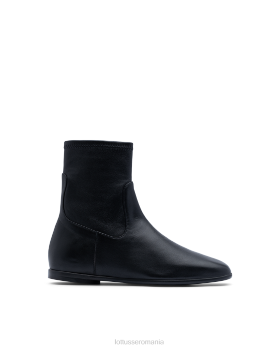 Lottusse femei botine moi goya lamb TJT6411 încălţăminte negru