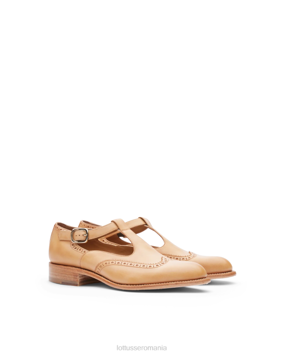 Lottusse femei cambridge vacuno crust anilina calugari TJT6210 încălţăminte maro