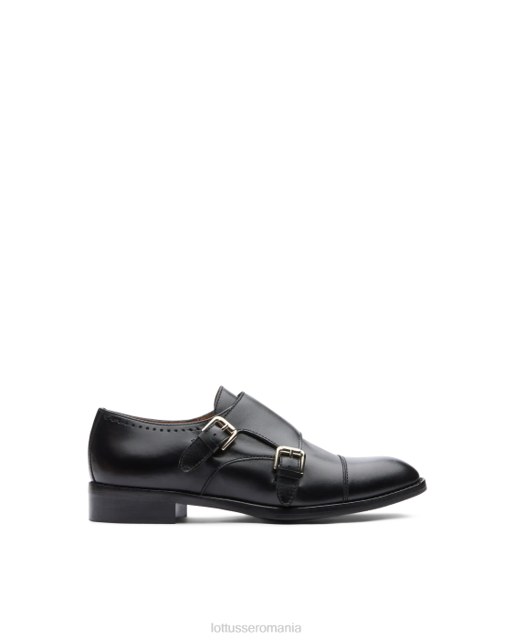 Lottusse femei claire plain calf calugari TJT6398 încălţăminte negru