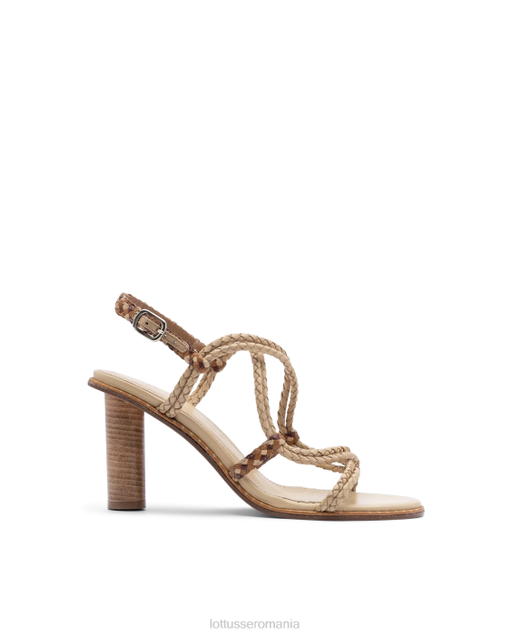 Lottusse femei sandale de capră împletite etnice TJT6250 încălţăminte multicolor