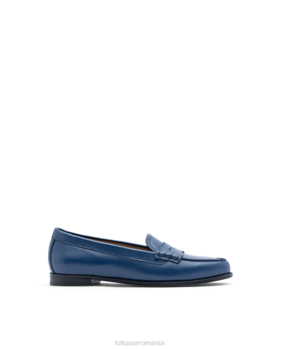 Lottusse femei mocasini liberty safian stamp vitel TJT6240 încălţăminte albastru marin
