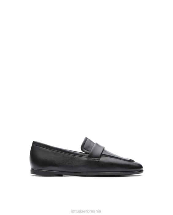 Lottusse femei mocasini moi de miel goya TJT6409 încălţăminte negru