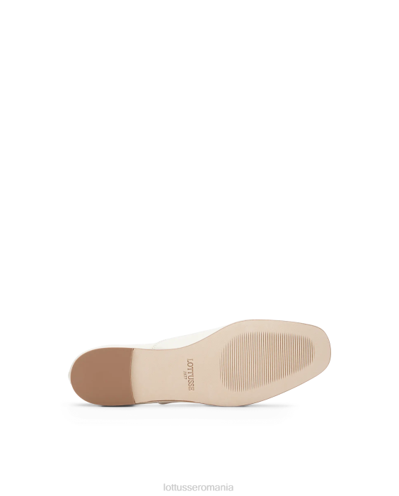 Lottusse femei goya miel moale oxford TJT6273 încălţăminte aproape alb