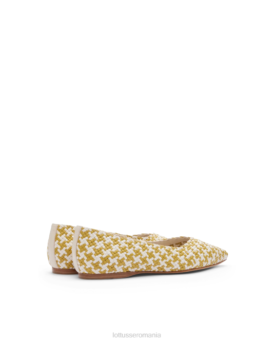 Lottusse femei pantofi de vară din piele de plasă de miel TJT6312 încălţăminte multicolor