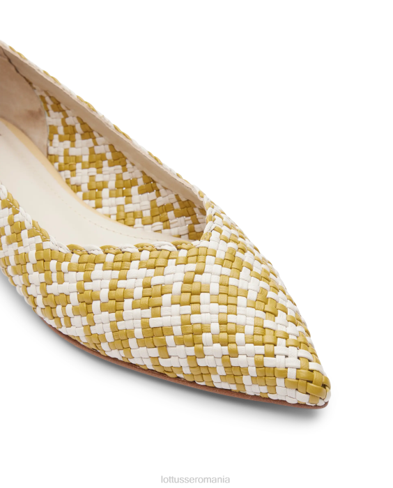 Lottusse femei pantofi de vară din piele de plasă de miel TJT6312 încălţăminte multicolor