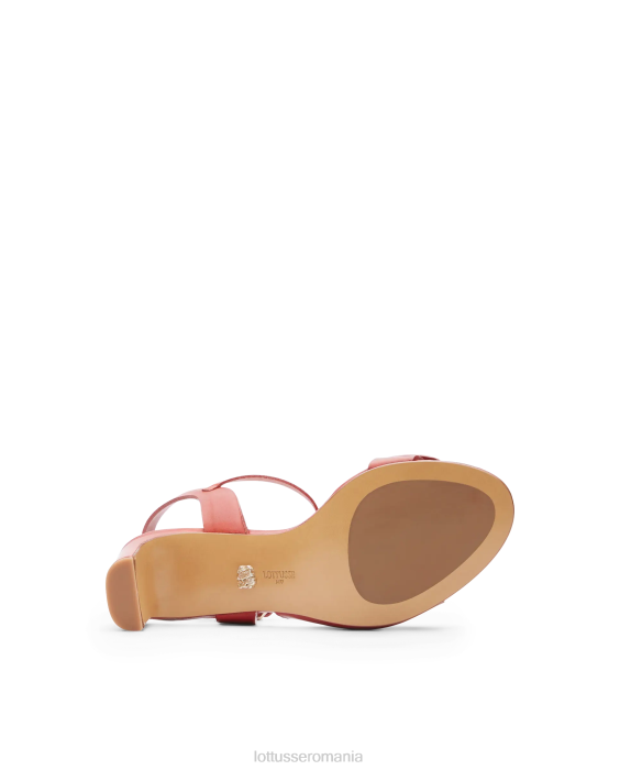 Lottusse femei sandale smithson crust anilin vițel TJT6220 încălţăminte roșu